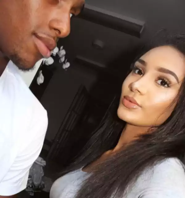 Checkout This Sweet Photo of Alex Iwobi And His Stunning Girlfriend, Clarisse